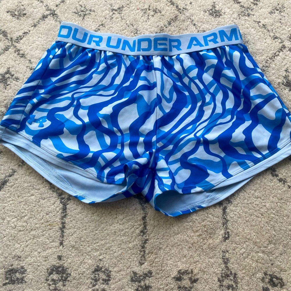 Under armor Blue swirl shorts